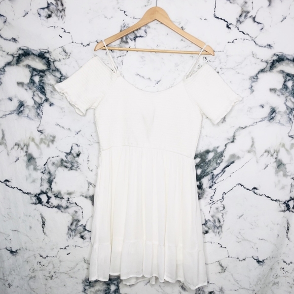 American Rag Cold Shoulder Fit & Flare Dress XL - Picture 3 of 4